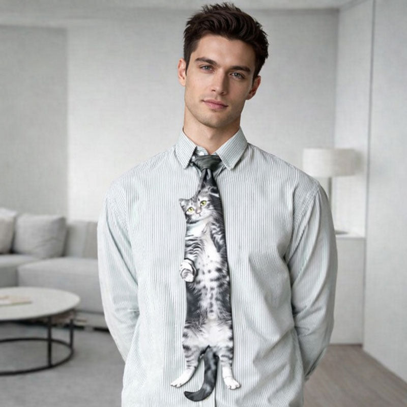 🐱 Söt och rolig kattungeslips