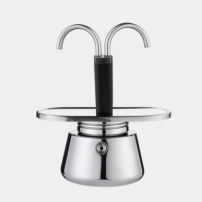 Classic 304 Stainless Steel Moka Pot