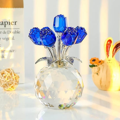 🌈✨ Kristallrosblommor - Kreativ heminredning ✨🌈