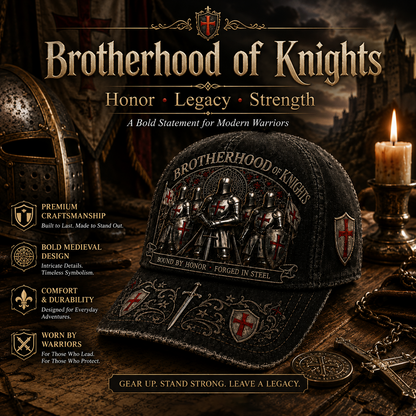 ⚔️Templar cap - Bound by honour, forged in steel 🛡️