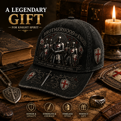⚔️Templar cap - Bound by honour, forged in steel 🛡️