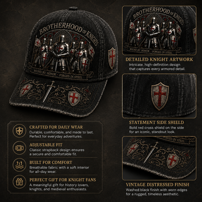 ⚔️Templar cap - Bound by honour, forged in steel 🛡️