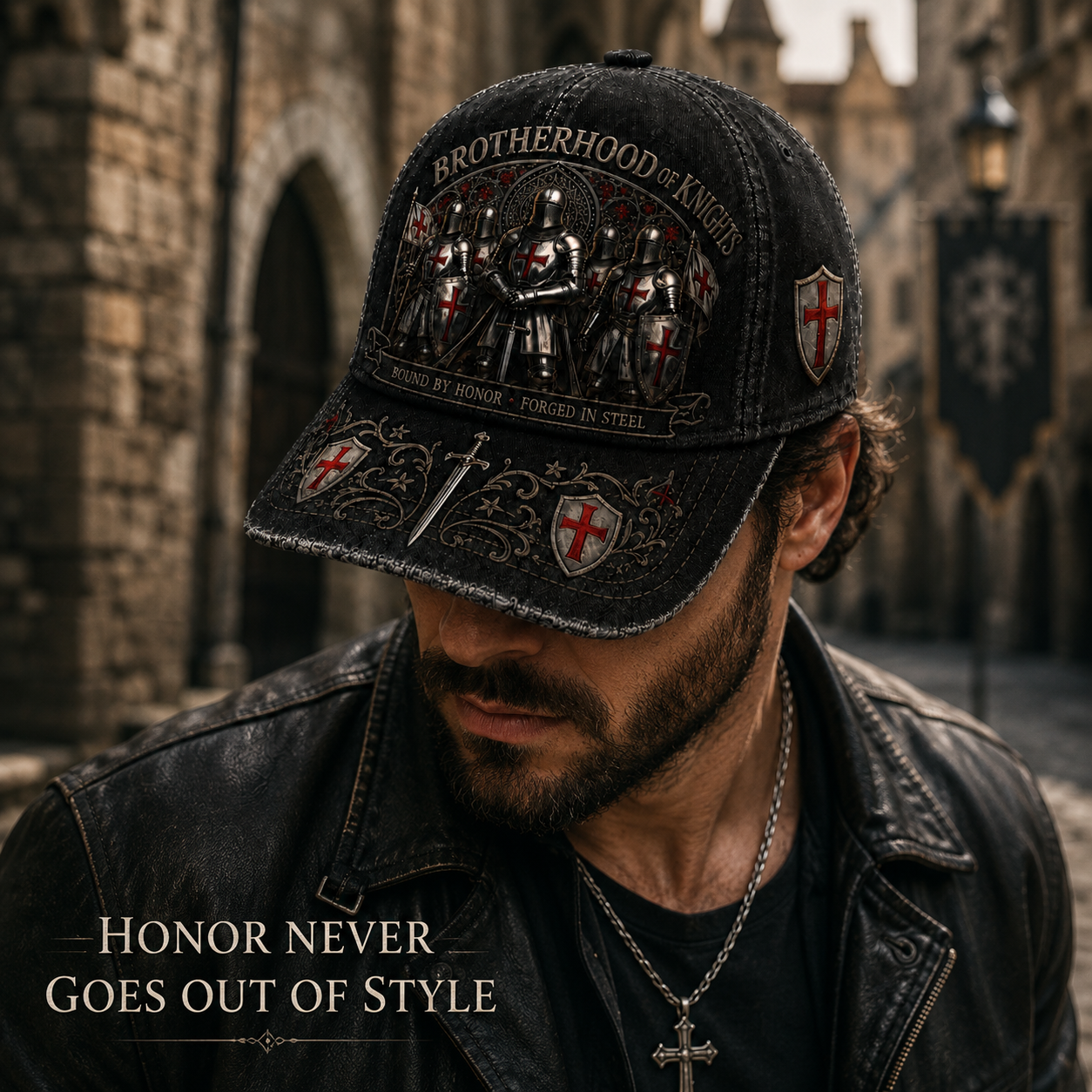 ⚔️Templar cap - Bound by honour, forged in steel 🛡️