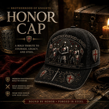 ⚔️Templar cap - Bound by honour, forged in steel 🛡️