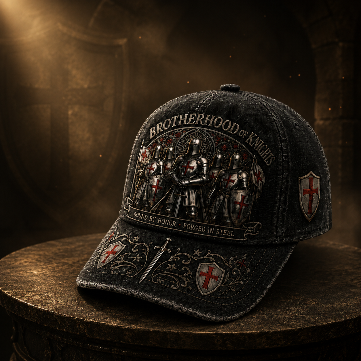 ⚔️Templar cap - Bound by honour, forged in steel 🛡️