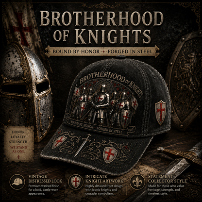 ⚔️Templar cap - Bound by honour, forged in steel 🛡️