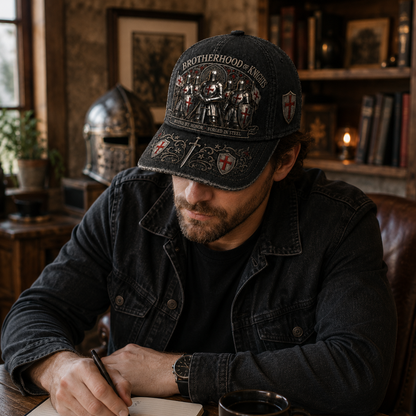 ⚔️Templar cap - Bound by honour, forged in steel 🛡️