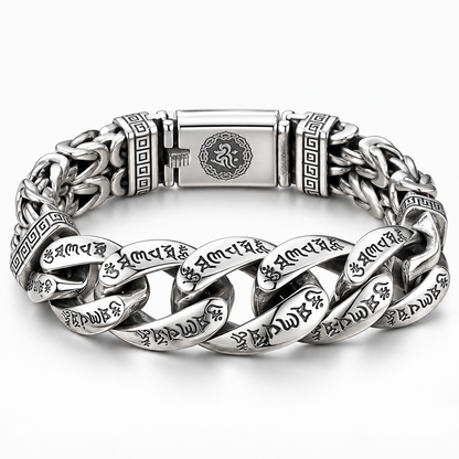 Men's Retro Six-Syllable Mantra Bracelet