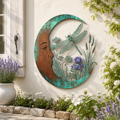 🌙Dragonfly Moon Wall Decor