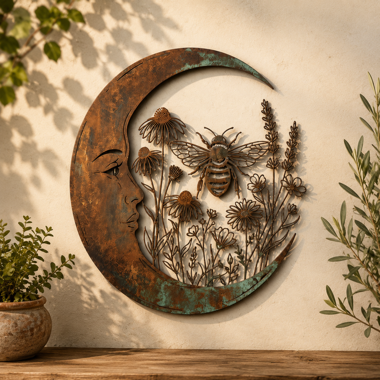 🌙Dragonfly Moon Wall Decor