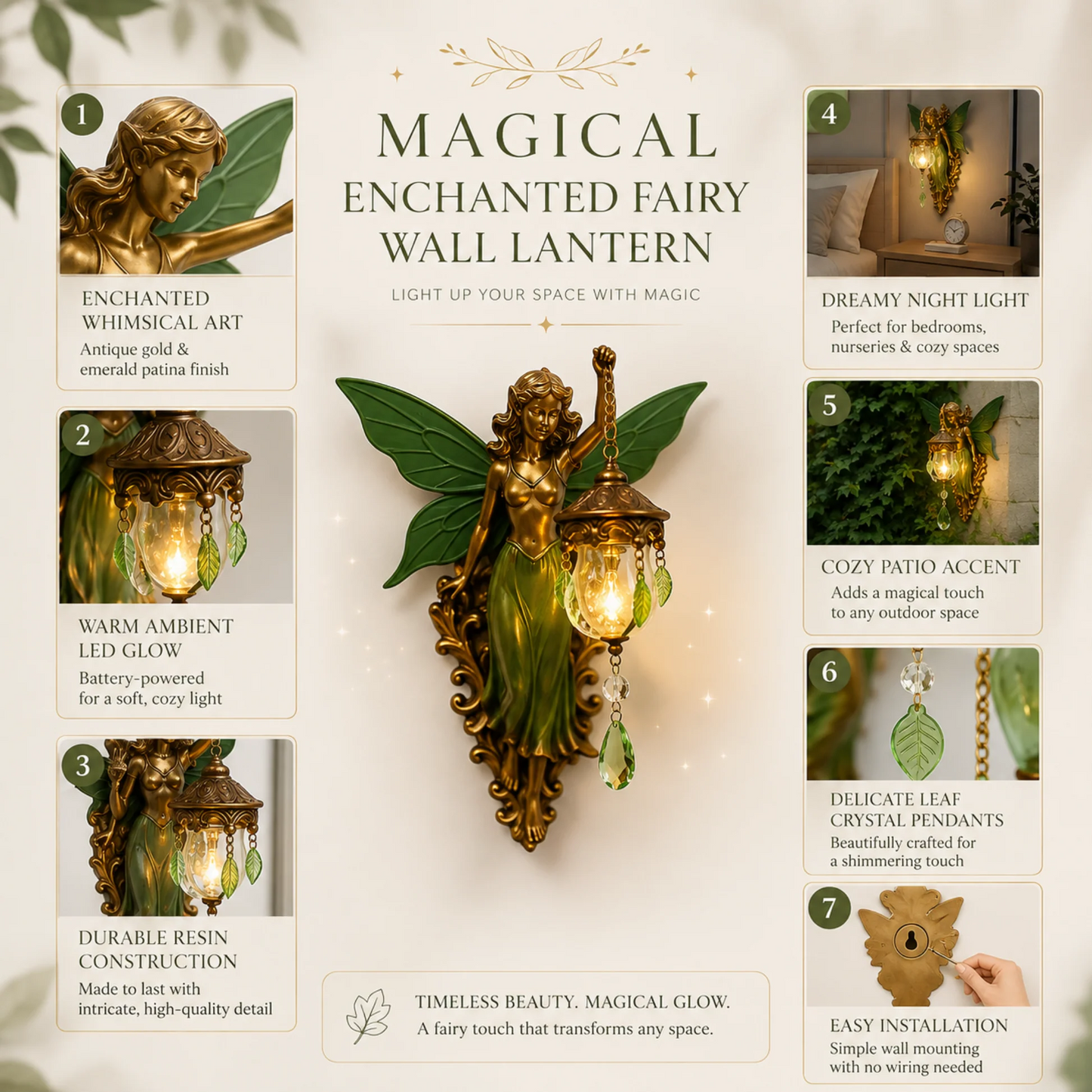 🌊🧜‍♀️Vintage Mermaid Wall Sconce – For Indoor and Outdoor Use🕯️