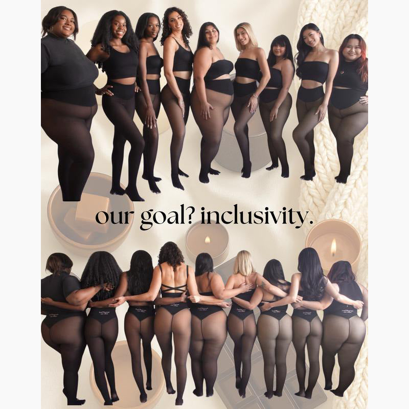 ⚡Över 50 000 sålda!❄️ Figurformande fleece-leggings med endast en söm✨✨ Håller dig varm. Ser snygg ut. 💕