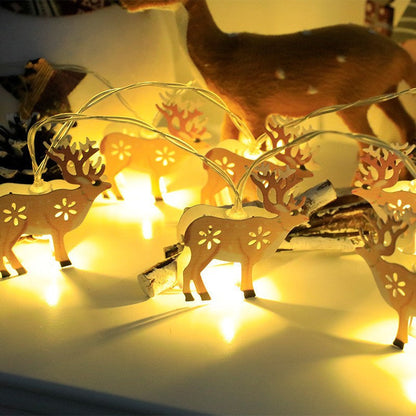 🎄 Jul Led Järn Dekorativa Ljus String ✨