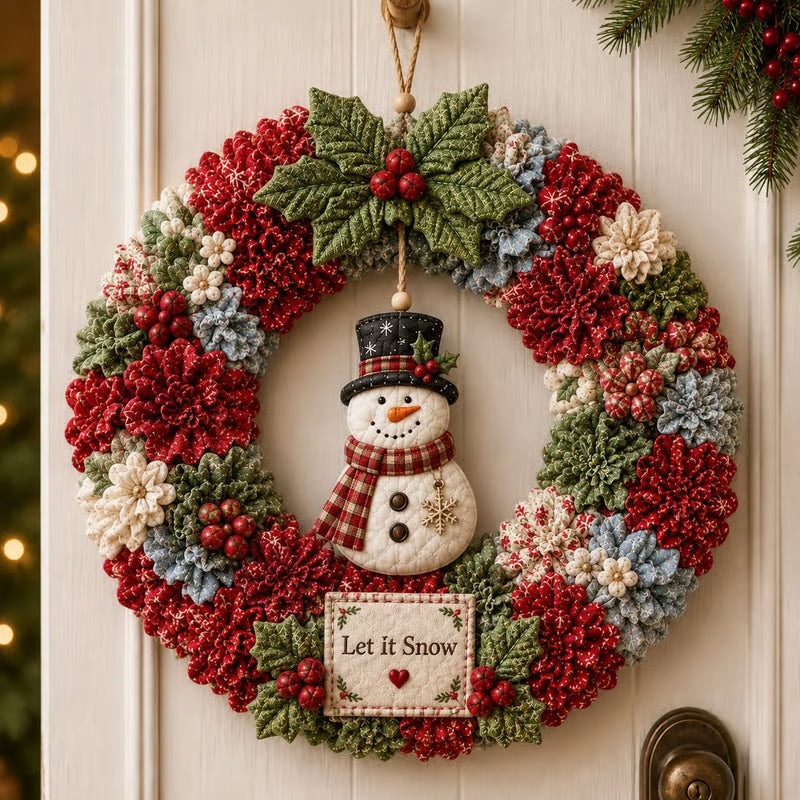 🏆Limited-time offer: 50% OFF🎁🎄 DIY kit for a 3D fabric wreath