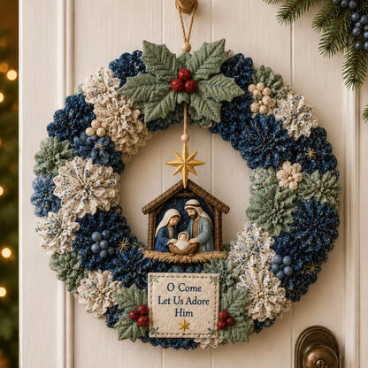🏆Limited-time offer: 50% OFF🎁🎄 DIY kit for a 3D fabric wreath