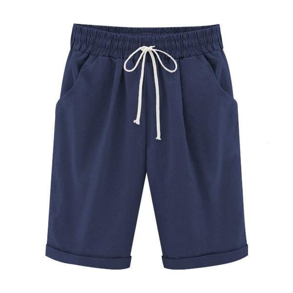 Resår i midjan, avslappnade och bekväma sommarshorts