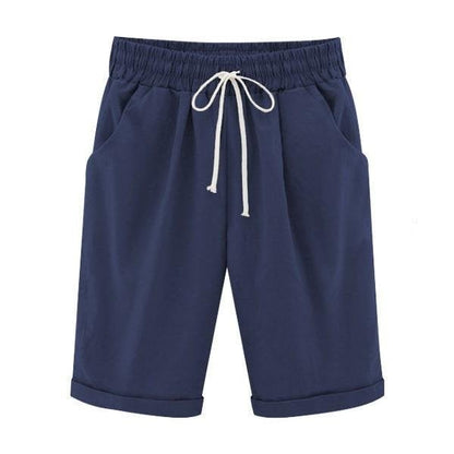 Resår i midjan, avslappnade och bekväma sommarshorts