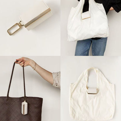 ✨🔥Hopfällbar nyckelringsväska - Stor, miljövänlig och praktisk shoppingväska