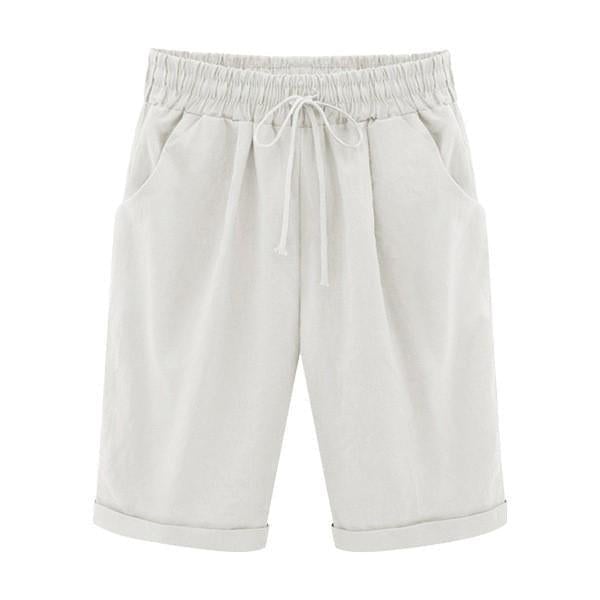 Resår i midjan, avslappnade och bekväma sommarshorts