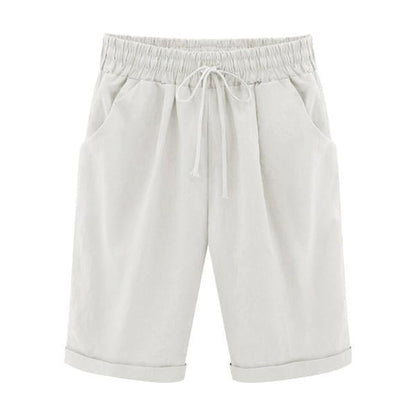 Resår i midjan, avslappnade och bekväma sommarshorts