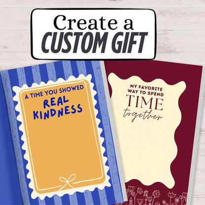 ❤️Bara några saker jag älskar med dig (av hela mitt hjärta) Fyll i den tomma presentboken📚