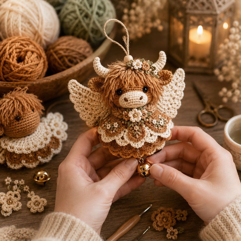 🔥Animal Angel Crochet Ornament DIY Kit