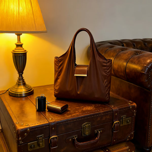 ✨🔥Hopfällbar nyckelringsväska - Stor, miljövänlig och praktisk shoppingväska