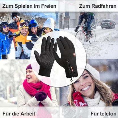 🎉Unisex vattentäta vinterhandskar med pekskärm