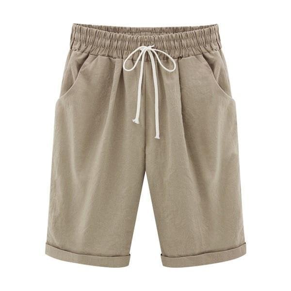 Resår i midjan, avslappnade och bekväma sommarshorts