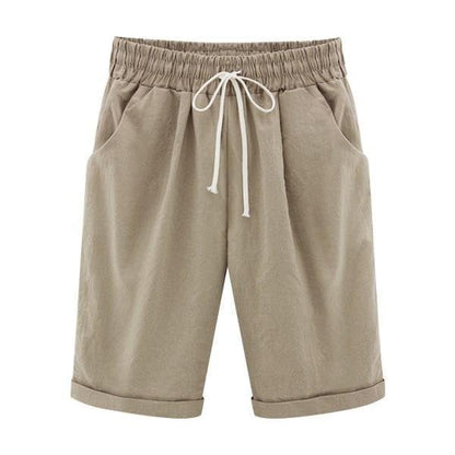 Resår i midjan, avslappnade och bekväma sommarshorts