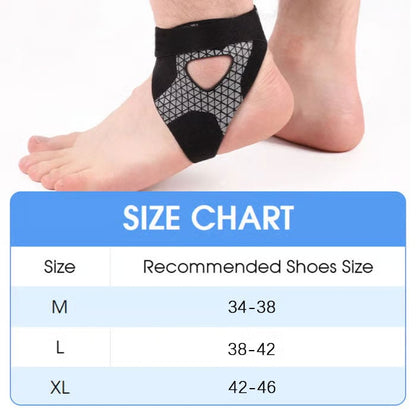⏳50% OFF Today ⏰ Adjustable Elastic Ankle Brace 🦶 Comfortable Support for Sports, Walking & Daily Use