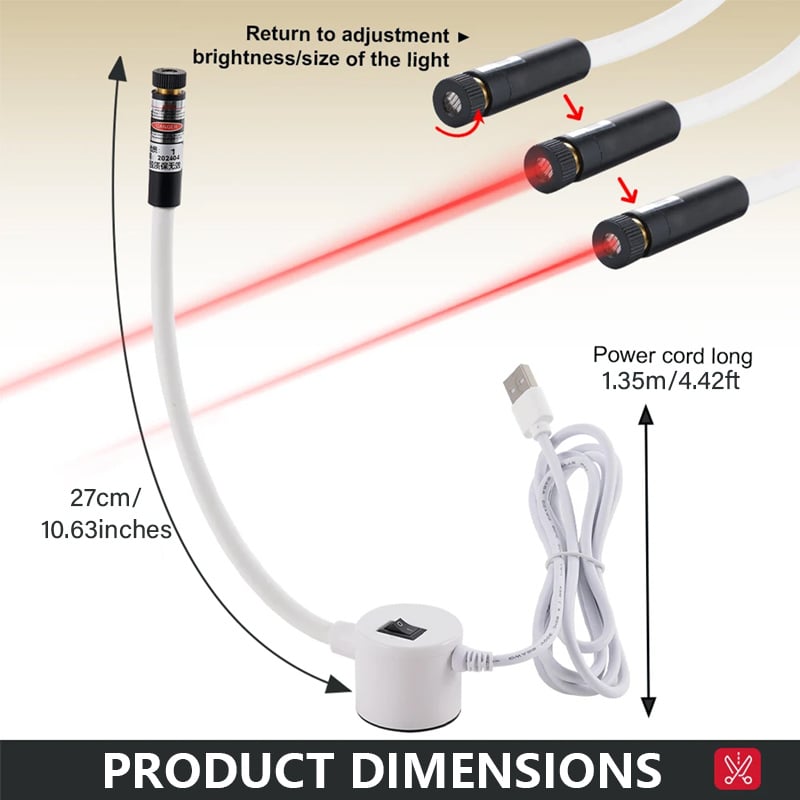 🔥NYÅRSREA - Magnetisk positioneringsquiltningslaserljus för symaskin