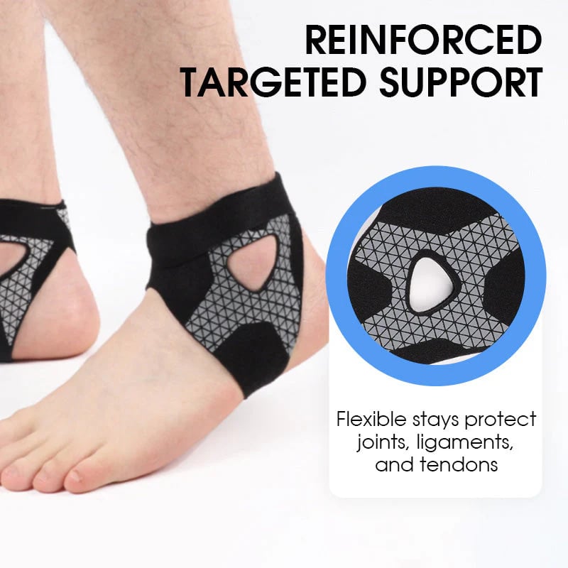⏳50% OFF Today ⏰ Adjustable Elastic Ankle Brace 🦶 Comfortable Support for Sports, Walking & Daily Use