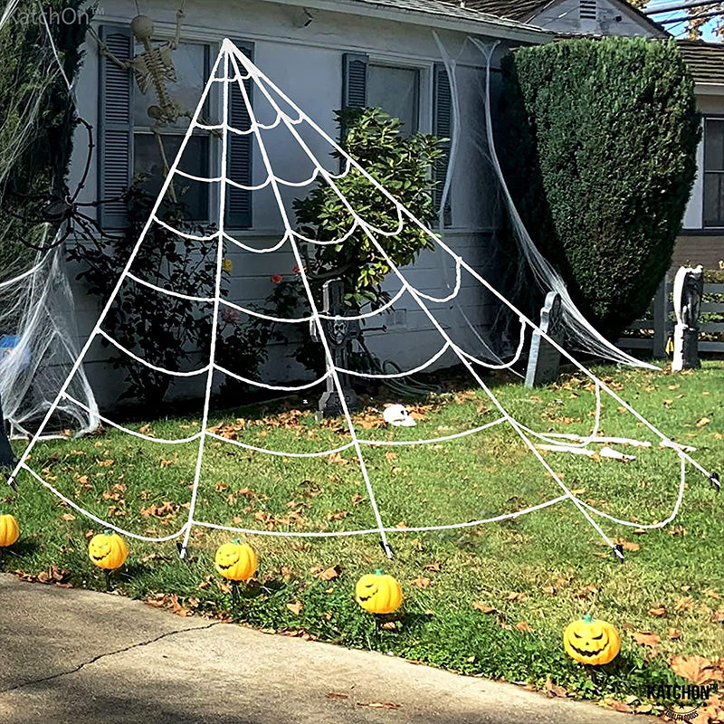 Halloween Glowing Spider Web Lights