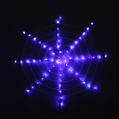 Halloween Glowing Spider Web Lights