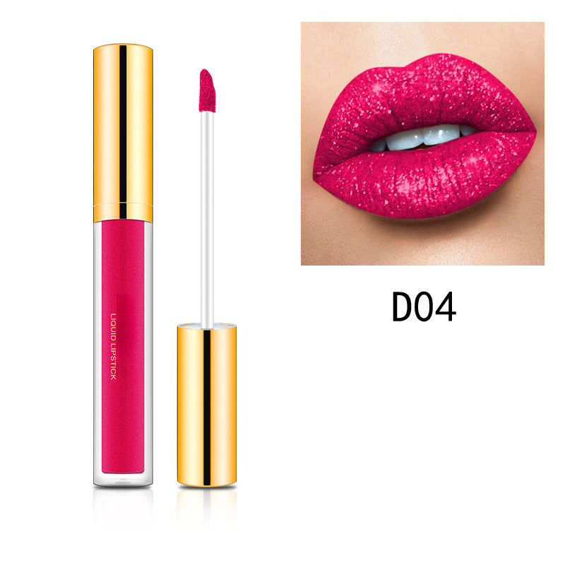 Hot sale-Metallic flytande diamantglitter läppstift🔥Köp 1 få 1 gratis
