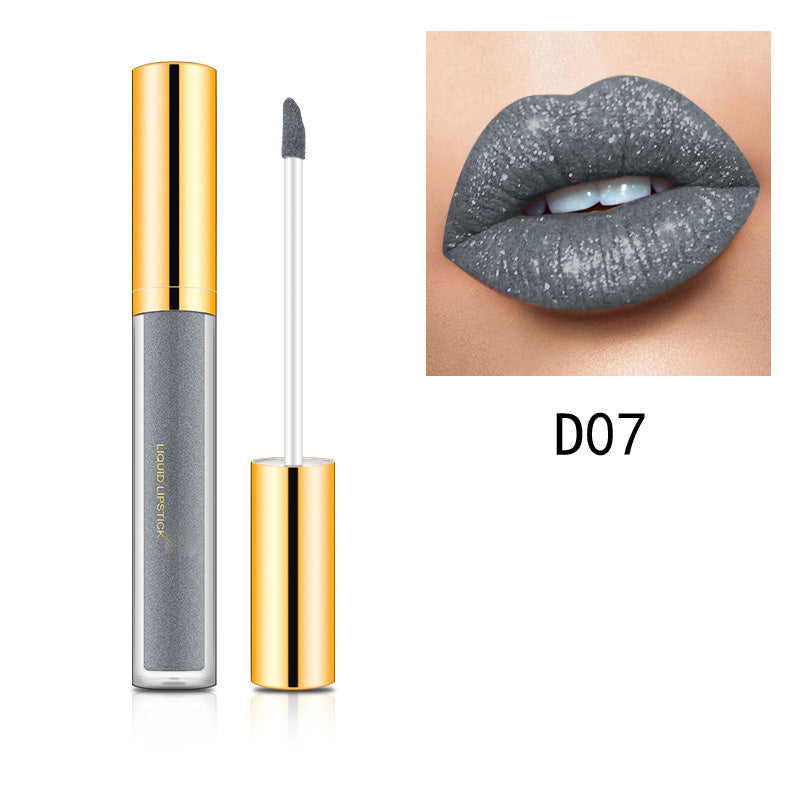 Hot sale-Metallic flytande diamantglitter läppstift🔥Köp 1 få 1 gratis