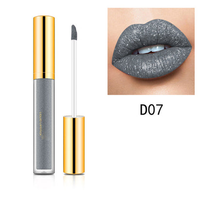 Hot sale-Metallic flytande diamantglitter läppstift🔥Köp 1 få 1 gratis