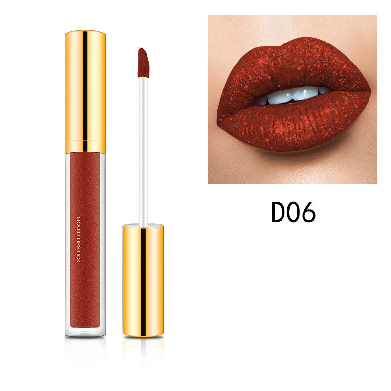 Hot sale-Metallic flytande diamantglitter läppstift🔥Köp 1 få 1 gratis