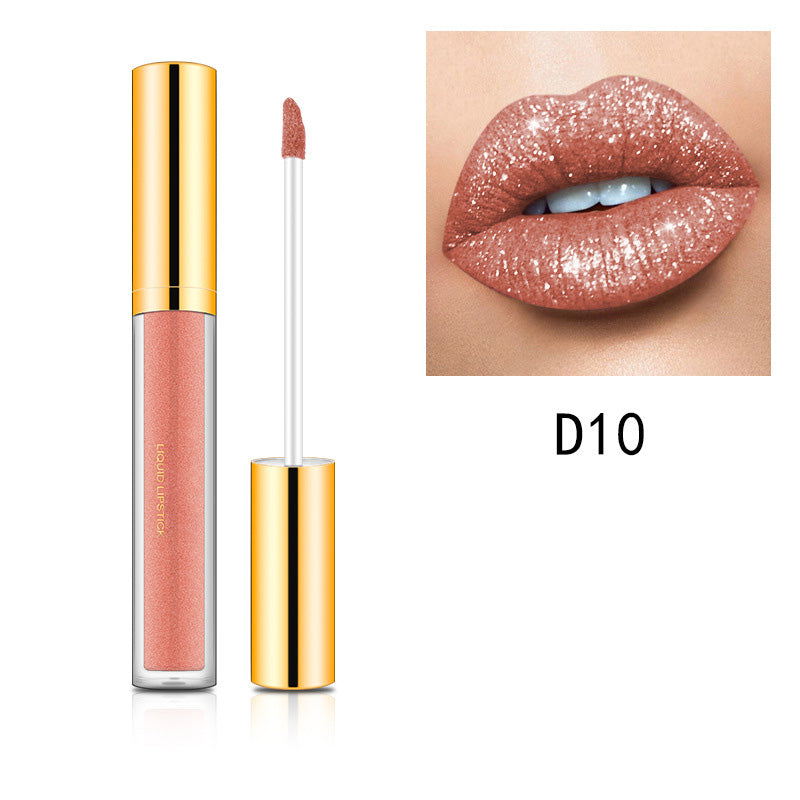 Hot sale-Metallic flytande diamantglitter läppstift🔥Köp 1 få 1 gratis