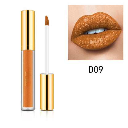 Hot sale-Metallic flytande diamantglitter läppstift🔥Köp 1 få 1 gratis