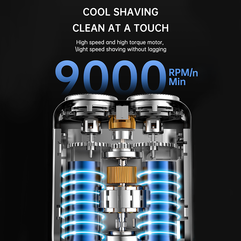 ⚡ LIMITED-TIME 50% OFF! 💥 Portable Mini Men's Electric Shaver – AI Beard Sensing, Magnetic Head, Fast Charge ✨