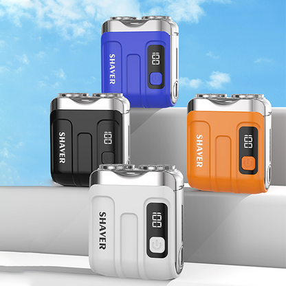 ⚡ LIMITED-TIME 50% OFF! 💥 Portable Mini Men's Electric Shaver – AI Beard Sensing, Magnetic Head, Fast Charge ✨