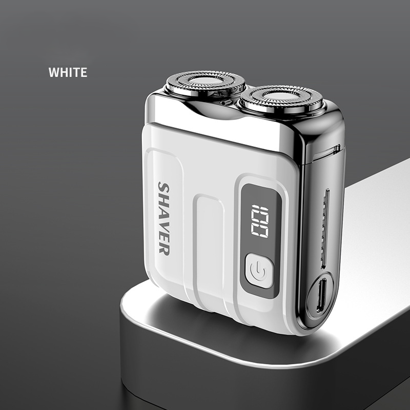 ⚡ LIMITED-TIME 50% OFF! 💥 Portable Mini Men's Electric Shaver – AI Beard Sensing, Magnetic Head, Fast Charge ✨