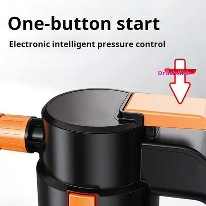 Elektrisk skumpistol för biltvätt, handhållen högtryckstvätt, multifunktionell, stor kapacitet, lång batteritid, för bilar, kök, hushållsrengöring