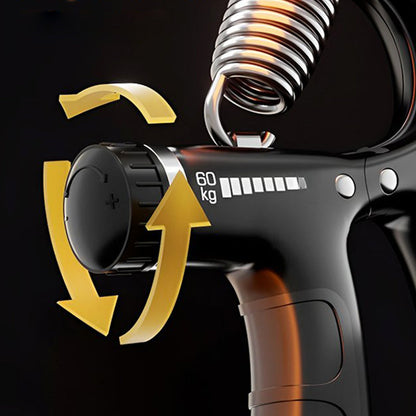 💪 50% RABATT NU! ✨ Justerbar räkne- och handgreppsstyrketränare – 5 motståndsnivåer, LCD-räknare och bärbar design 🔋