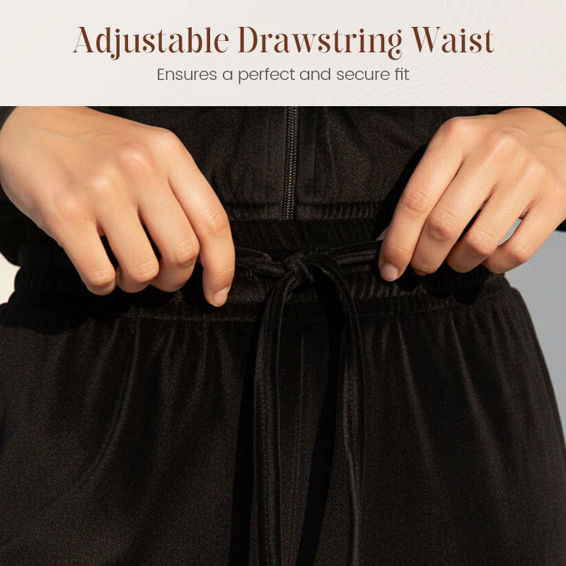 Damtröja Med Dragkedja Och Byxor, 2-delat Set