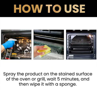 🧼 KÖP 2 FÅ 1 GRATIS! ✨ Rengöringsspray för ugn och grill – löser upp fett på 5 minuter, ingen skrubbning och tar bort lukter 🔥