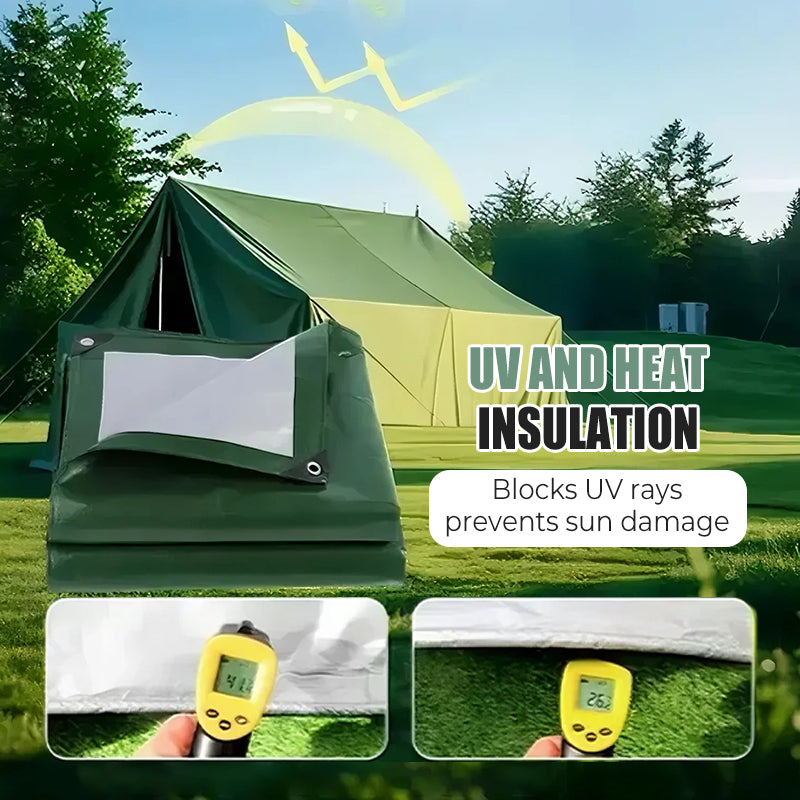 ⏰Kraftfull vattentät presenning med UV-skydd