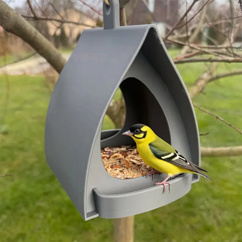 📢📢50% RABATT!! ⏰Hängande fågelmatare för trädgården med tak🐦